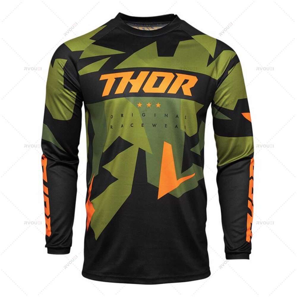 Cycling Gear Jersey - Motorcycle Mountain Bike Team Downhill Jersey